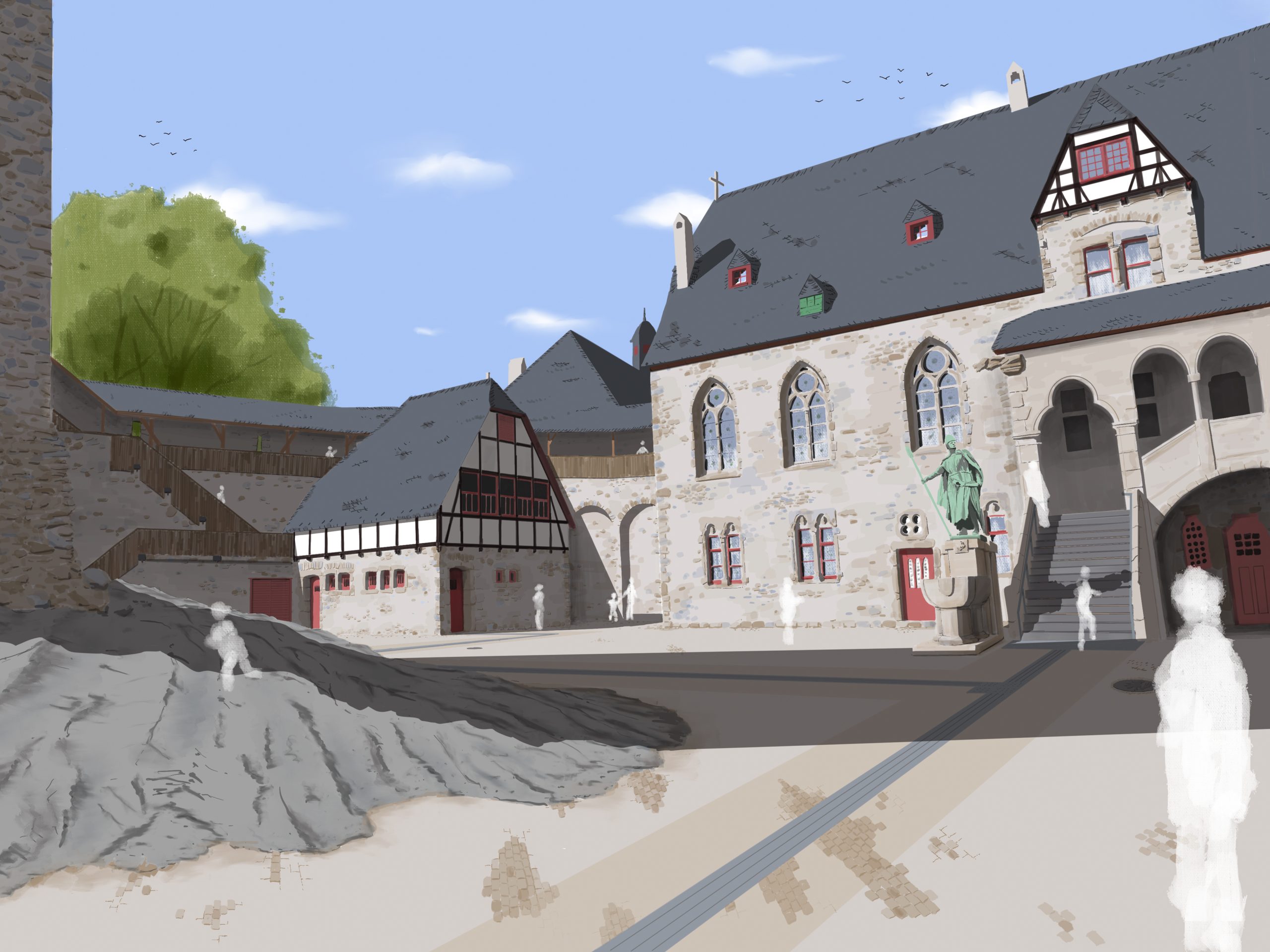 Sanierung Schloss Burg